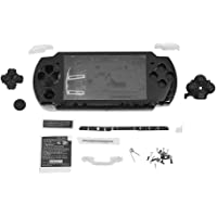 Zerone Carcasa Dura para PSP 2000- Protector de Pantalla Dura Carcasa Completa Kit de Piezas de reparación para la…